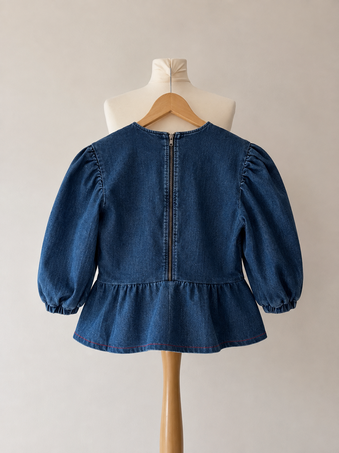 Luna Denim Top Navy